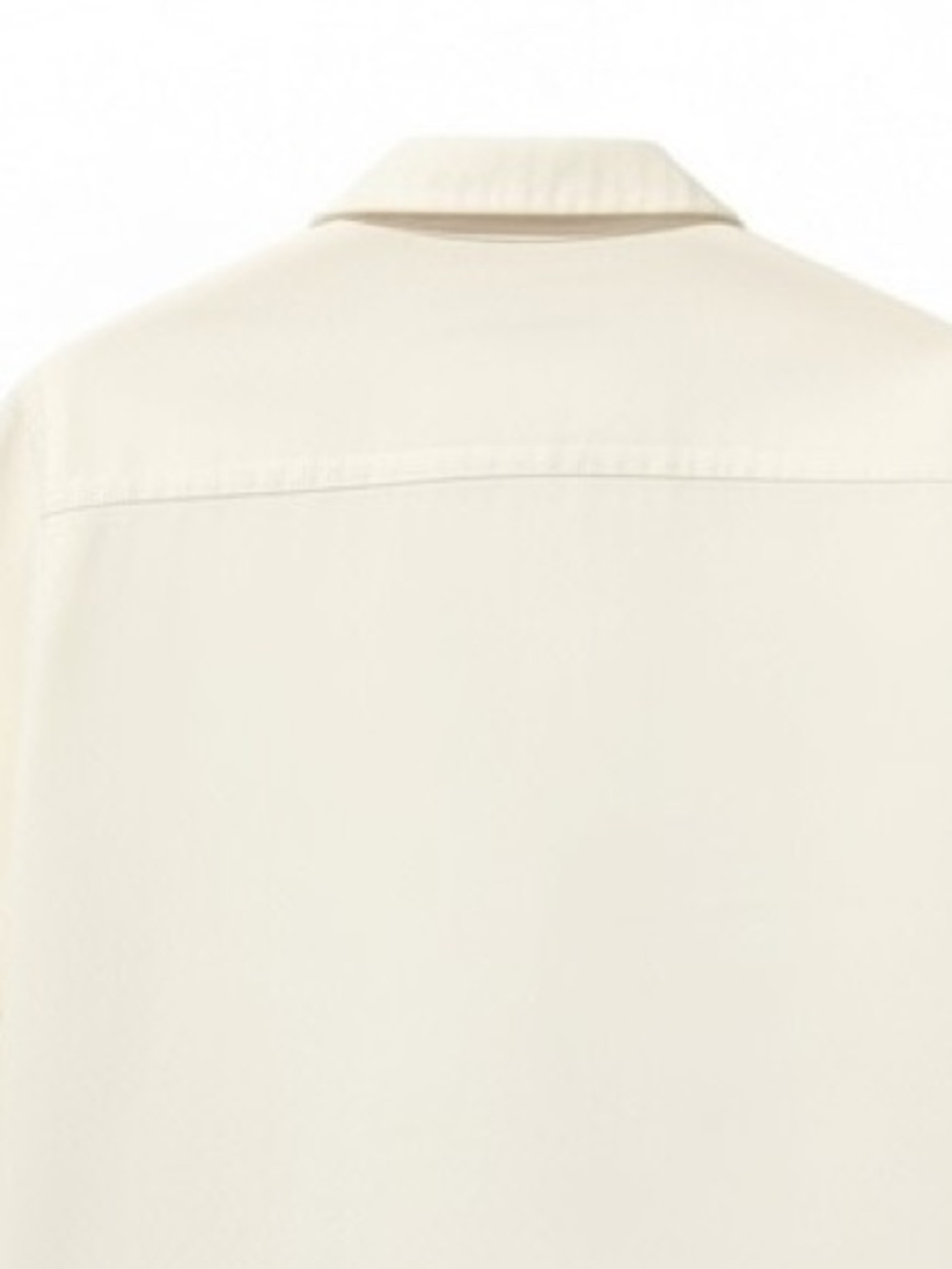 H&M Cotton Twill Regular Fit Shirt Jacket White Size XS - Picture 5 of 9